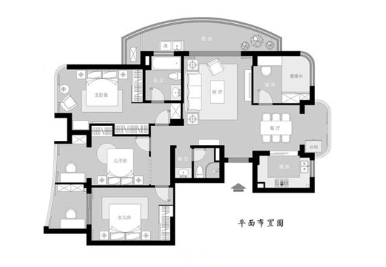 105㎡新中式：都市里的古典別院